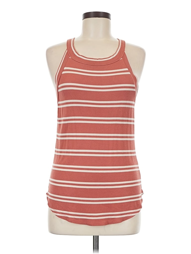 Pre-owned Threads 4 Thought Tank Top Red Halter Neckline Tops