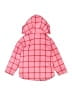Old Navy 100% Polyester Checkered-gingham Pink Coat Size 5T - photo 2