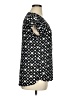 My Michelle 100% Polyester Polka Dots Black Short Sleeve Blouse Size XL - photo 4