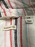 Unbranded Stripes Ivory Short Sleeve Blouse Size L - photo 7