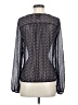 About A Girl 100% Polyester Gray Long Sleeve Blouse Size S - photo 2