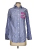 Vineyard Vines 100% Cotton Checkered-gingham Blue Long Sleeve Button-Down Shirt Size 00 - photo 1