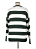 Orange Kiss Stripes Green Pullover Sweater Size XL - photo 2