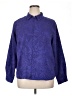 Chico's 100% Polyester Paisley Purple Long Sleeve Blouse Size XL (3) - photo 1
