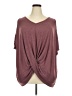 Emery Rose Burgundy Short Sleeve Top Size 5X - photo 1
