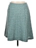 Rafaella Tweed Teal Casual Skirt Size 10 (petite) - photo 2