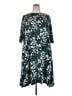 Roaman's Floral Teal Casual Dress Size 18 (L) - photo 1