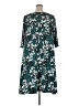 Roaman's Floral Teal Casual Dress Size 18 (L) - photo 2