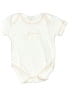 Kissy Kissy Ivory Short Sleeve Onesie Size 0-3 mo - photo 1