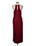 BCBGeneration Solid Burgundy Cocktail Dress Size L - photo 2