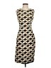 Milly Argyle Brown Cocktail Dress Size 4 - photo 1