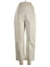 Ann Taylor Solid Silver Ivory Casual Pants Size 10 - photo 1