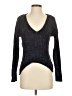 Guess 100% Polyester Metallic Gray Pullover Sweater Size XS - photo 1