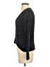 Guess 100% Polyester Metallic Gray Pullover Sweater Size XS - photo 5