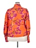 Unbranded 100% Polyester Floral Orange Long Sleeve Blouse Size XXL - photo 2