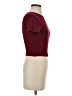 Shein Burgundy Short Sleeve Top Size 4 - photo 4