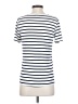 LUXE Stripes White Short Sleeve T-Shirt Size XS - photo 2