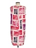 Halogen 100% Polyester Graphic Pink Cocktail Dress Size L - photo 2