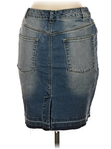 Highway Jeans Denim Skirt (view 2)