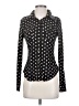 BCBGMAXAZRIA Polka Dots Black Long Sleeve Blouse Size S (petite) - photo 1
