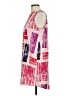 Halogen 100% Polyester Graphic Pink Cocktail Dress Size L - photo 5