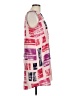 Halogen 100% Polyester Graphic Pink Cocktail Dress Size L - photo 4