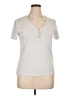 Gap Silver Short Sleeve Henley Size XL - photo 1