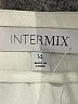 Intermix Metallic Ivory Shorts Size 14 - photo 3