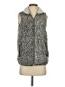 Thread & Supply 100% Polyester Gray Faux Fur Vest Size S - photo 1