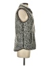 Thread & Supply 100% Polyester Gray Faux Fur Vest Size S - photo 4