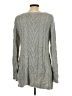 Lemon 100% Acrylic Gray Pullover Sweater Size L - photo 2