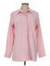 Denim & Co Pink Long Sleeve Blouse Size M - photo 1