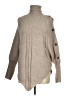 Unbranded 100% Polyester Tan Pullover Sweater Size M - photo 1