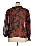 Everleigh Floral Brown Long Sleeve Blouse Size XL - photo 2