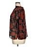 Everleigh Floral Brown Long Sleeve Blouse Size XL - photo 5