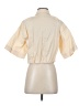 Zara Ivory Short Sleeve Blouse Size S - photo 2