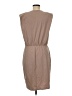 Express 100% Cotton Solid Tan Casual Dress Size M - photo 2