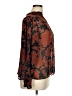 Everleigh Floral Brown Long Sleeve Blouse Size XL - photo 4