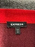 Express Color Block Burgundy Pullover Sweater Size S - photo 7