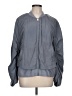 Athleta 100% Polyester Solid Gray Windbreaker Size L - photo 1