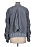 Athleta 100% Polyester Solid Gray Windbreaker Size L - photo 2