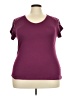 Unbranded Burgundy Short Sleeve Top Size 2X - photo 1