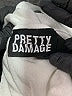 Pretty Damage Graphic Ivory Cocktail Dress Size L - photo 4