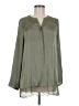 Chico's 100% Polyester Green 3/4 Sleeve Blouse Size Med (1) - photo 1