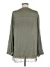 Chico's 100% Polyester Green 3/4 Sleeve Blouse Size Med (1) - photo 2
