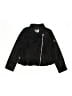 KensieGirl 100% Polyester Solid Black Jacket Size 7 - 8 - photo 1
