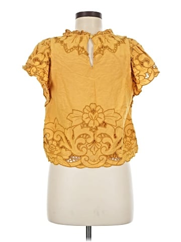 By Anthropologie Short Sleeve Blouse (view 2)