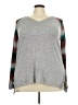 Maurices Plaid Gray Pullover Sweater Size 24 (3) - photo 1