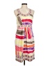 BCBGMAXAZRIA Graphic Multi Color Pink Casual Dress Size M - photo 1