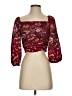Assorted Brands 100% Polyester Burgundy 3/4 Sleeve Blouse Size XS - photo 1